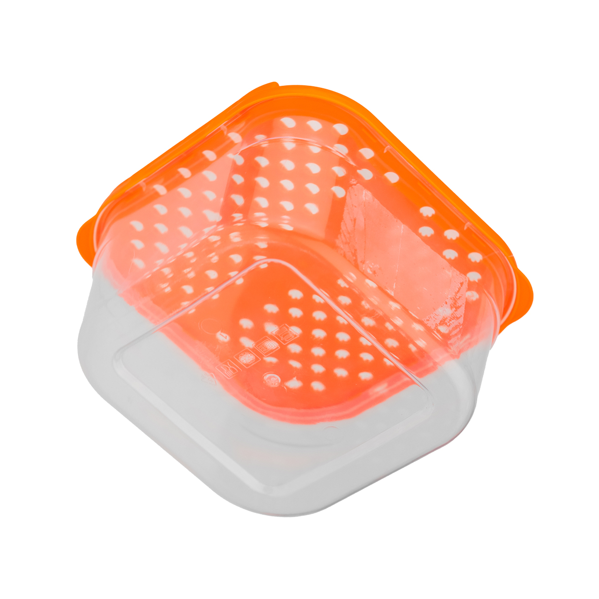 Hermético cuadrado chico alto c/ rayador 15X15 - Imagen 5